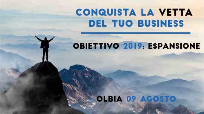 Evento obiettivo 2019: espansione - olbia